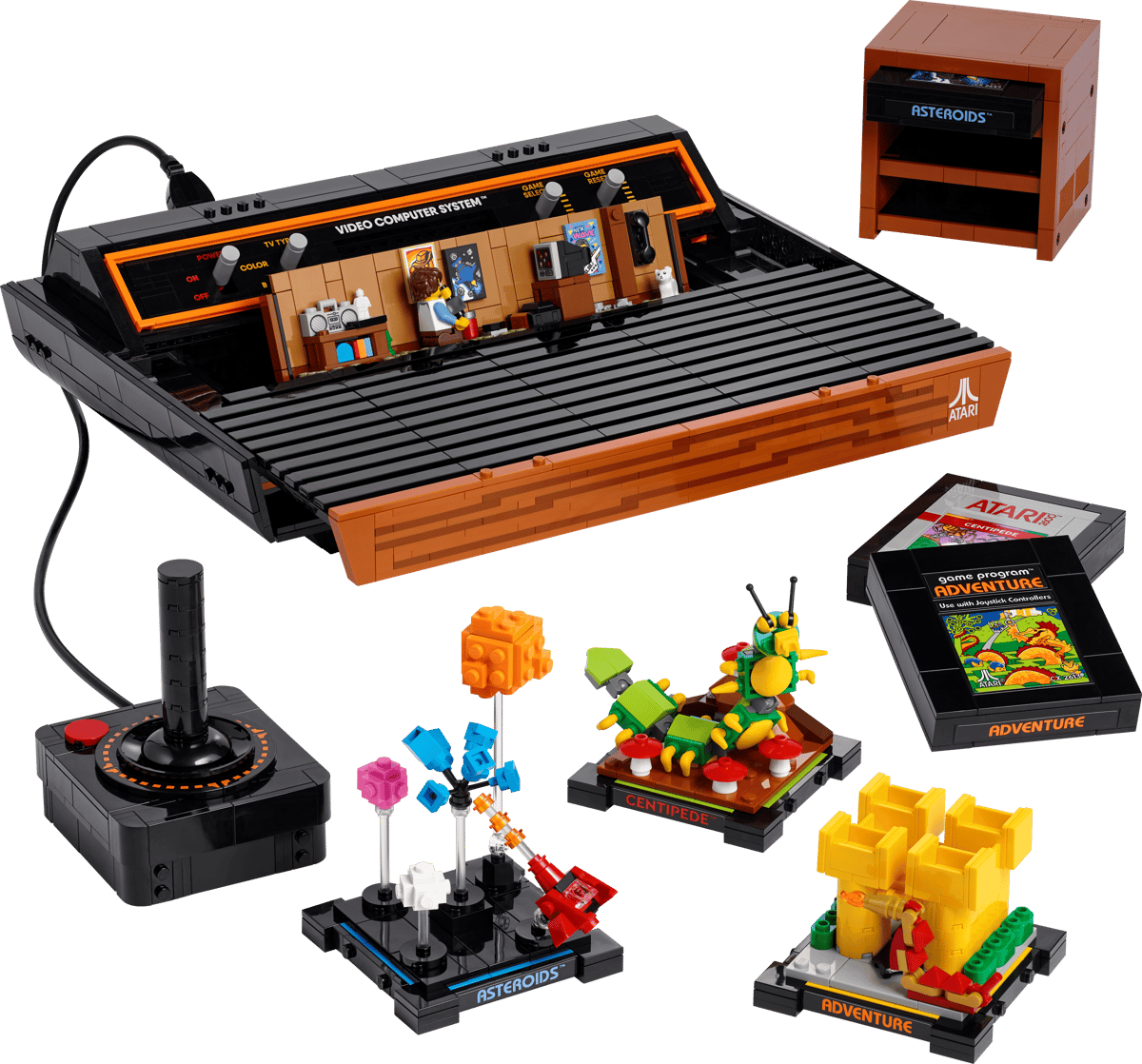 Atari video computer system 2532 pcs Lego