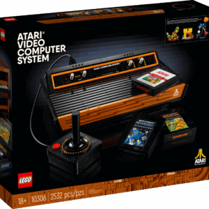 Alternative view of Atari video computer system 2532 pcs Lego