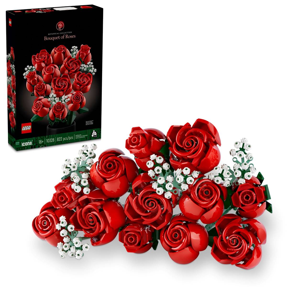 Bukett med rosor Botanicals