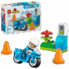 blå polismotorcykel 10471