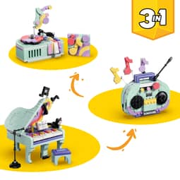Flygel med musikdekorationer och katt Creator - Bild 3